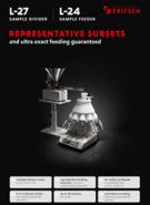Product Profile Sample Divider L-27 | Sample Feeder L-24